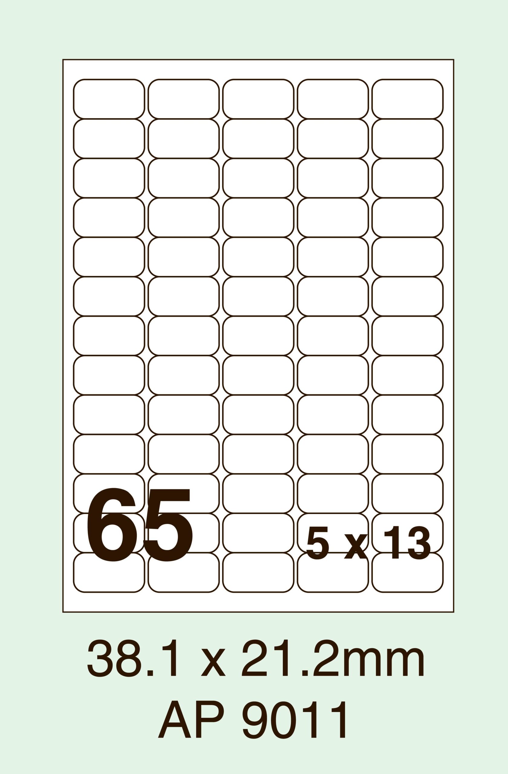 AP 9011 (38.1 x 21.2mm)